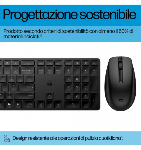 HP 655 Wireless Keyboard and Mouse Combo
