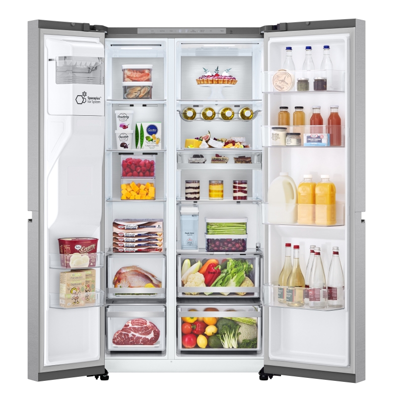 LG GSLE91MBAB frigo américain Pose libre 623 L Acier inoxydable