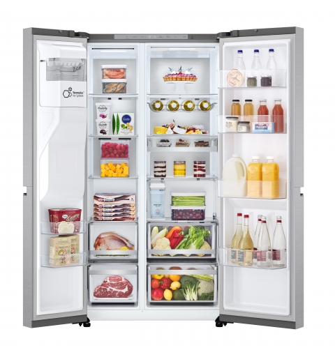 LG GSLE91MBAB frigo américain Pose libre 623 L Acier inoxydable