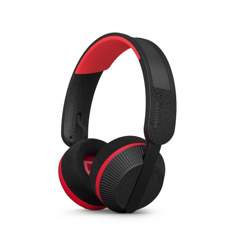 Philips 6000 series TAA6219BK 00 casque Casques Sans fil Arceau Musique Bluetooth Noir, Rouge