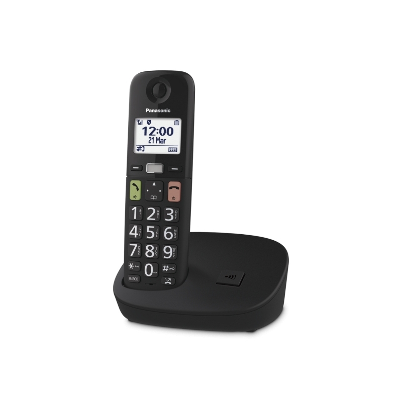 Panasonic KX-TGU112 DECT telephone Caller ID Black
