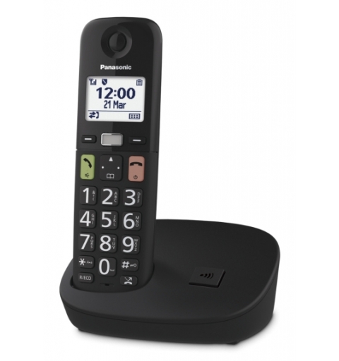 Panasonic KX-TGU112 DECT-Telefon Anrufer-Identifikation Schwarz