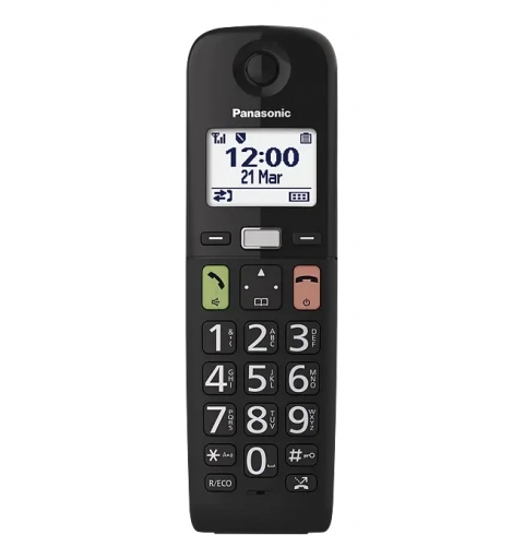 Panasonic KX-TGU112 Telefono DECT Identificatore di chiamata Nero
