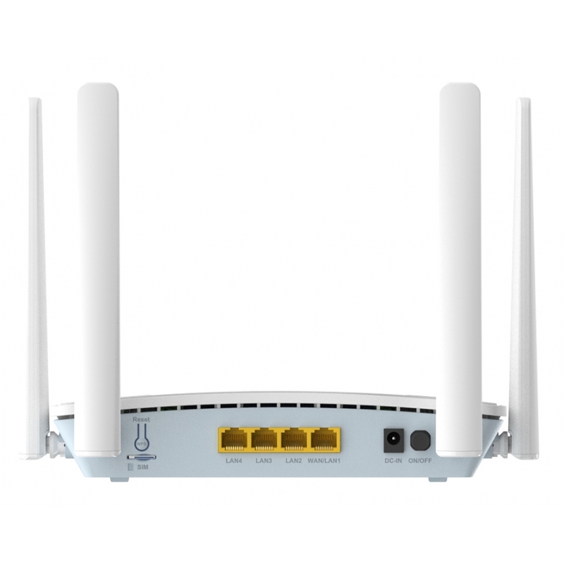 D-Link G416C E routeur sans fil Gigabit Ethernet Bi-bande (2,4 GHz 5 GHz) 4G Blanc
