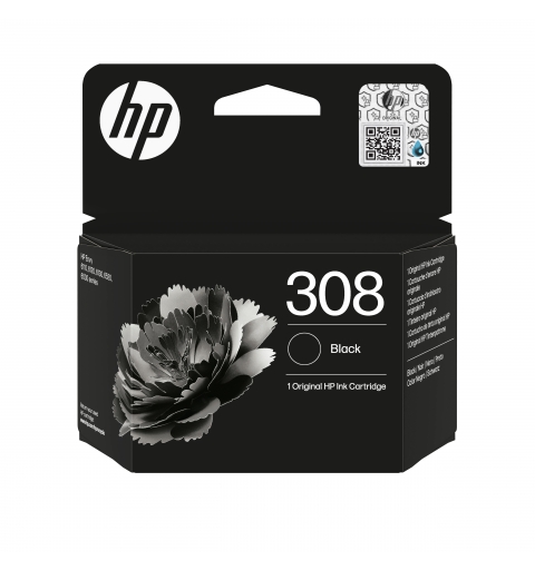 HP 308 Cartouche d’encre authentique Noir