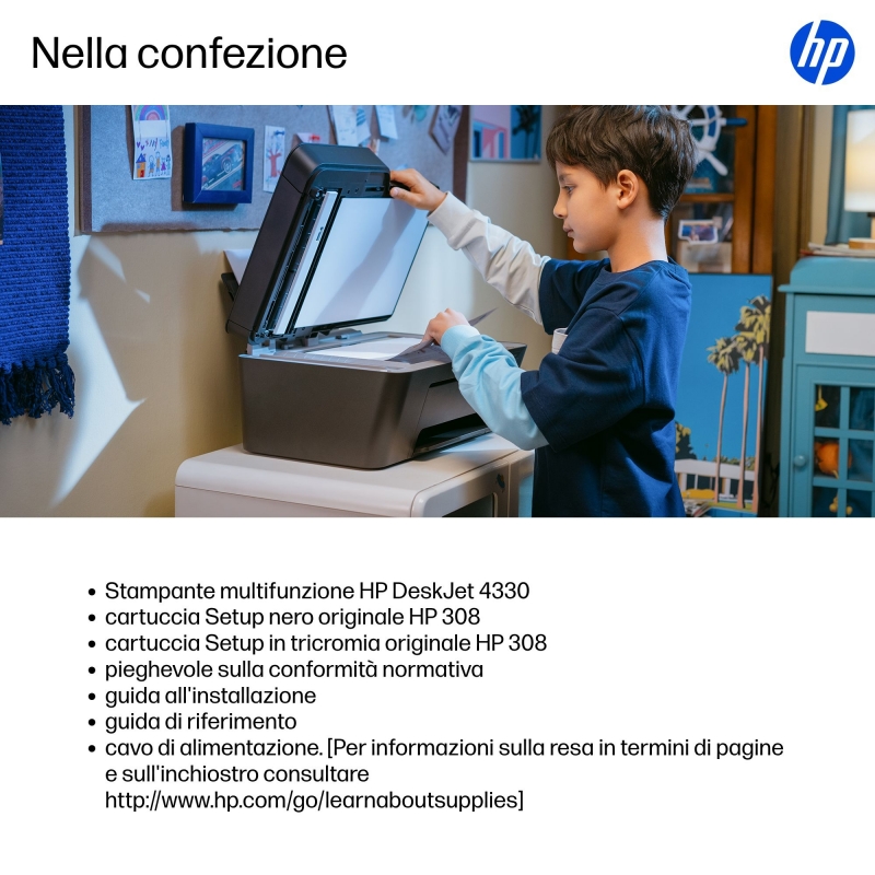 HP DeskJet 4330 Wireless All-in-One Farbe Drucker