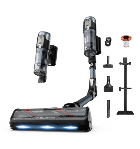Rowenta X-Force Flex 16.60 RH9C71E0 stick vacuum electric broom 2-in-1 stick vacuum Battery Dry Bagless Black, Blue