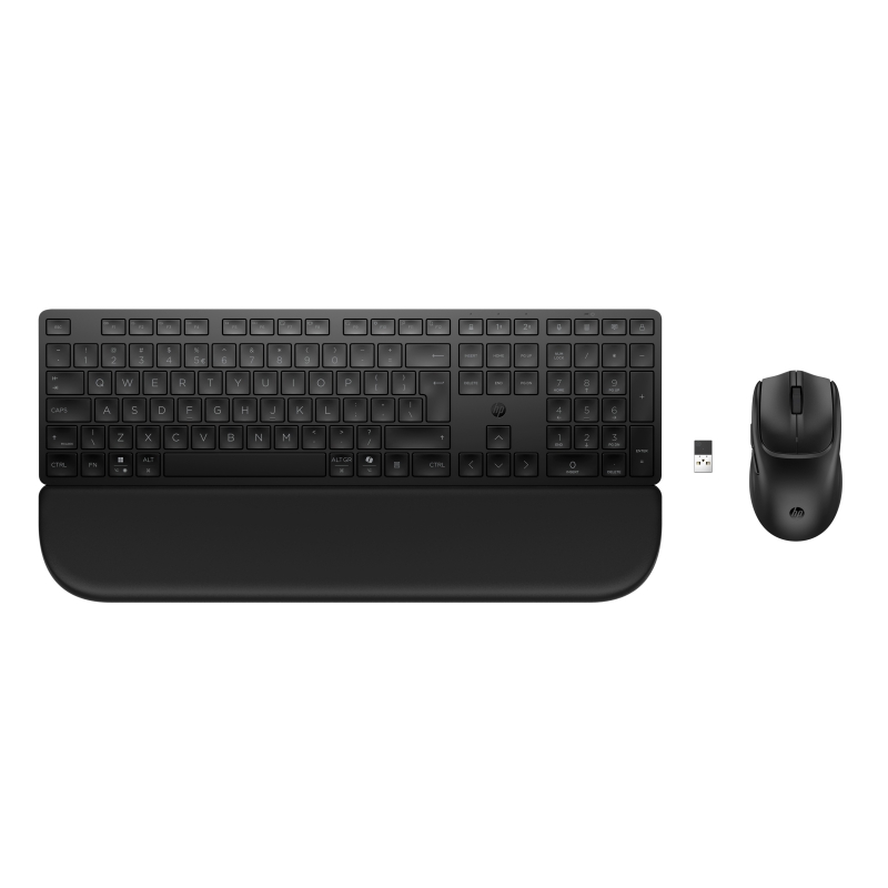 HP Ensemble clavier et souris hybrides multi-appareils avec repose-poignets 585C