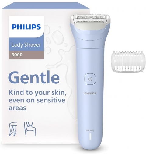 Philips 6000 series Lady Shaver Series 6000 BRL127 00 Kabelloser Rasierer, nass und trocken