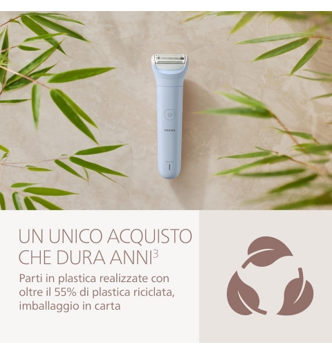 Philips 6000 series Lady Shaver Series 6000 BRL127 00 Rasoir sans fil, sur peau sèche ou humide