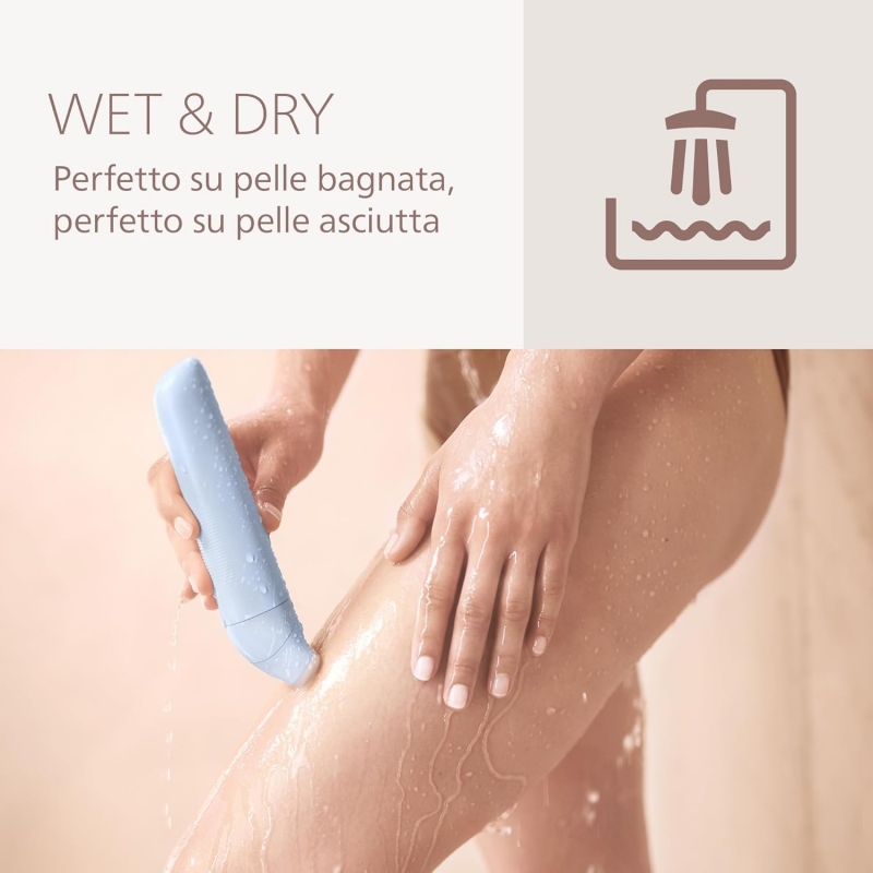 Philips Serie 6000 Rasoio senza filo Wet & Dry azzurro BRL127 00