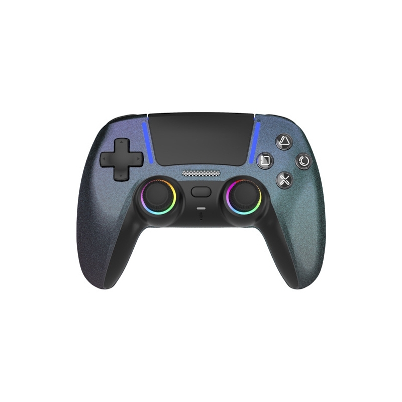 Qubick COP50039 Gaming-Controller Blau Gamepad Analog Digital PC, PlayStation 5