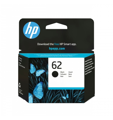 HP 62 Schwarz Original Druckerpatrone