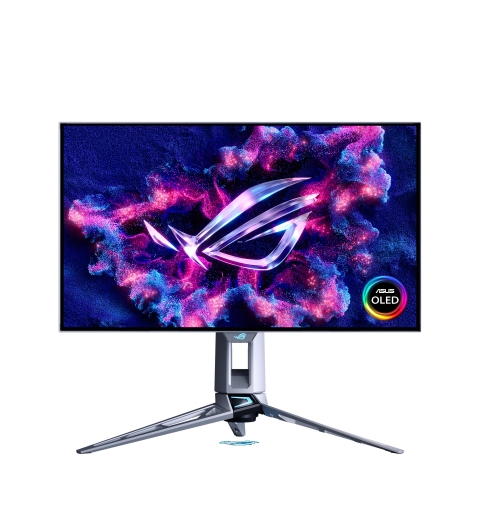 ASUS ROG Swift OLED PG27AQWP-W computer monitor 67.3 cm (26.5") 2560 x 1440 pixels Quad HD LCD Silver