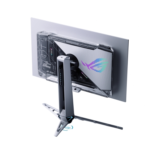 ASUS ROG Swift OLED PG27AQWP-W computer monitor 67.3 cm (26.5") 2560 x 1440 pixels Quad HD LCD Silver