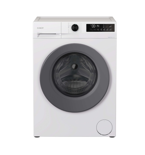 Candy GWD 485SG6-S machine à laver avec sèche linge Pose libre Charge avant Blanc, Anthracite