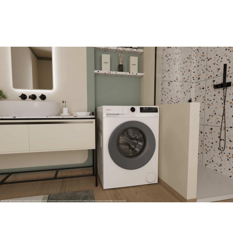 Candy GWD 485SG6-S washer dryer Freestanding Front-load White, Anthracite