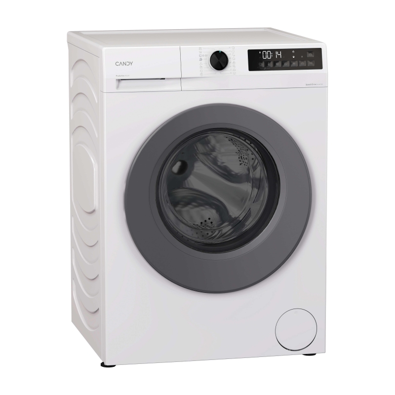 Candy GWD 485SG6-S machine à laver avec sèche linge Pose libre Charge avant Blanc, Anthracite