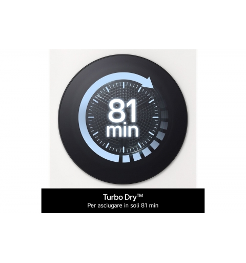 LG RNX5009TWBB tumble dryer Freestanding Front-load 9 kg White