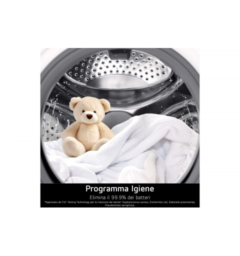 LG RNX5009TWBB sèche-linge Pose libre Charge avant 9 kg Blanc