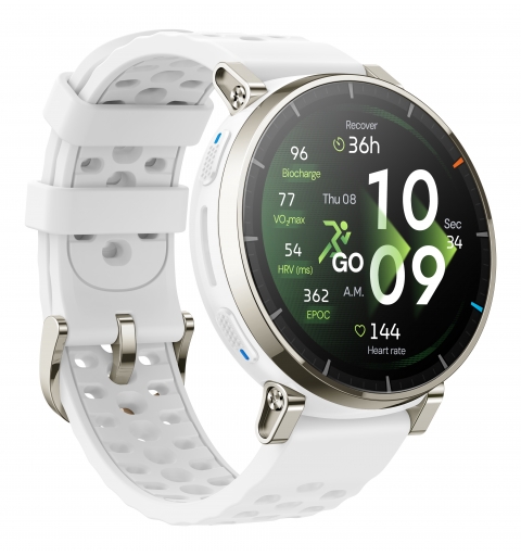 Amazfit Active 3 3,35 cm (1.32") AMOLED Numérique 466 x 466 pixels Écran tactile Or GPS (satellite)