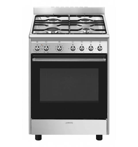 Smeg Concert CX60GMX cooker Freestanding cooker Electric Gas Stainless steel