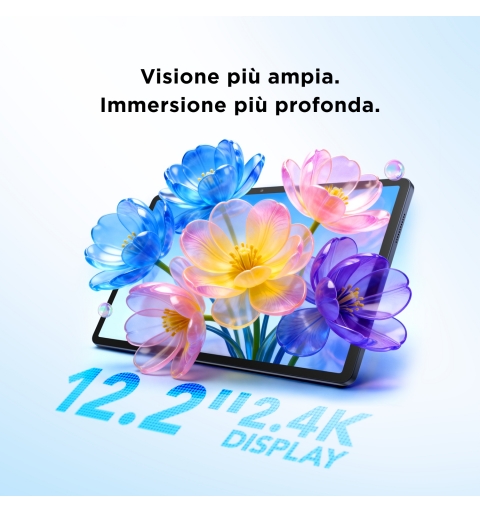 TCL TAB A1 Plus Snapdragon 125 GB 31 cm (12.2") 16 GB Wi-Fi 5 (802.11ac) Android 16 Blu