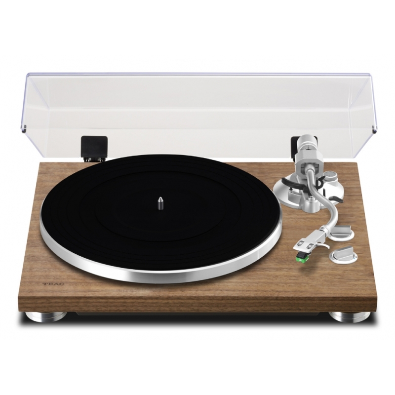 TEAC TN-400BT-X Audio-Plattenspieler mit Riemenantrieb Schwarz, Walnuss Manuell