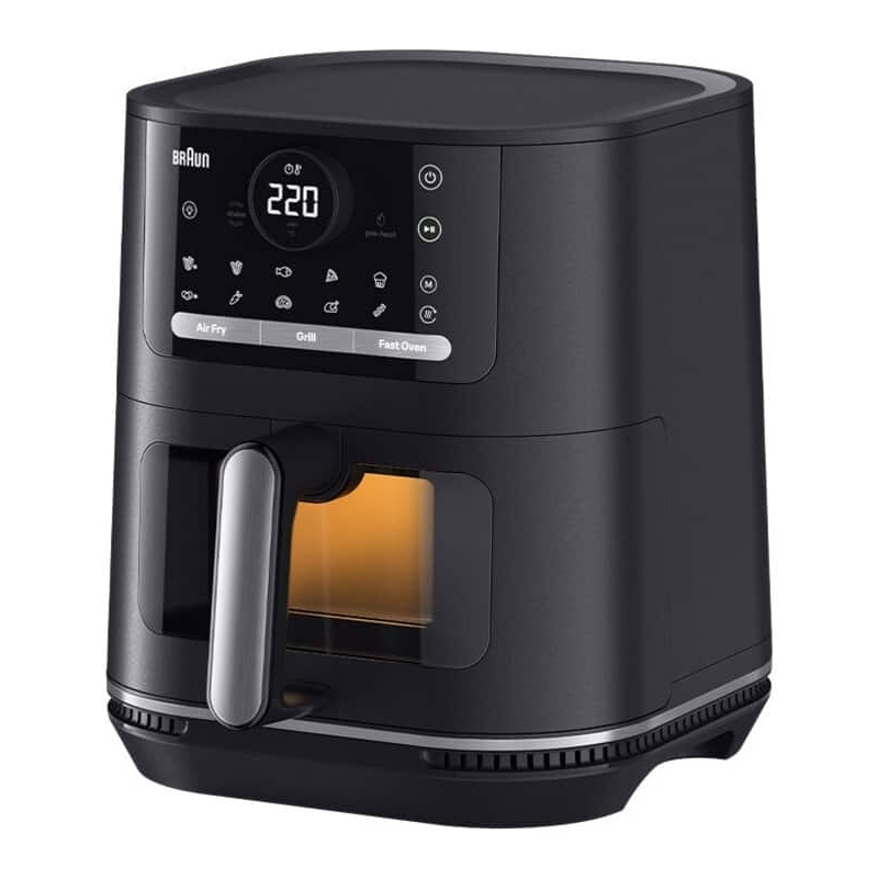 Braun HF 5075 Einzelbild Eigenständig 2000 W Heißluftfritteuse Schwarz, Grau