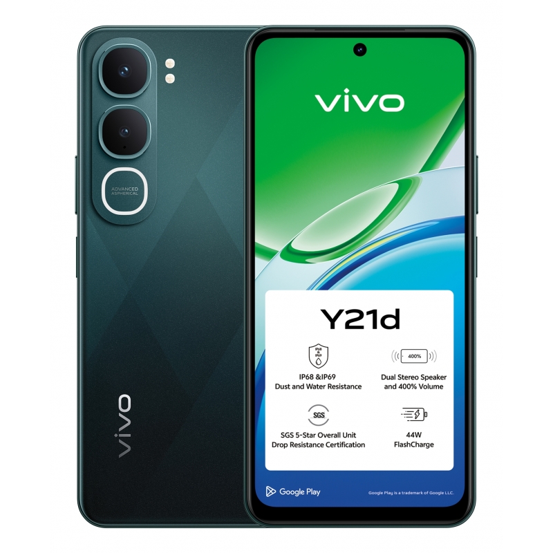 VIVO Y21d 17 cm (6.68") Android 15 4G USB tipo-C 4 GB 256 GB 6500 mAh Verde