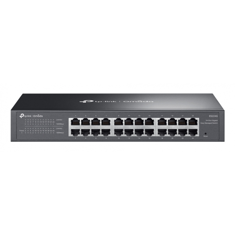TP-Link Omada ES224G Netzwerk-Switch Managed L2 Gigabit Ethernet (10 100 1000) Schwarz