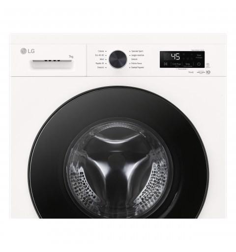 LG F2NX10S7NWB Lavatrice Slim 7 kg Classe A Ivory White