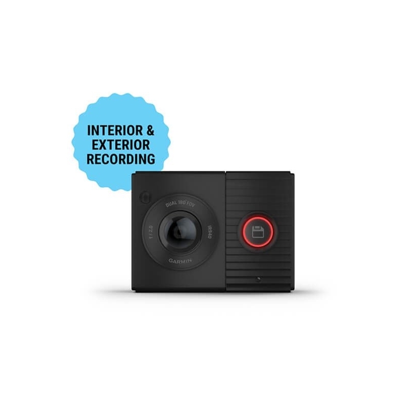 Garmin Tandem Full HD Accendisigari Nero, Rosso