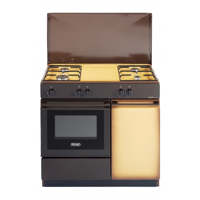 De’Longhi SGK 854 NM cocina Cocina independiente Gas Encimera de gas Beige, Marrón