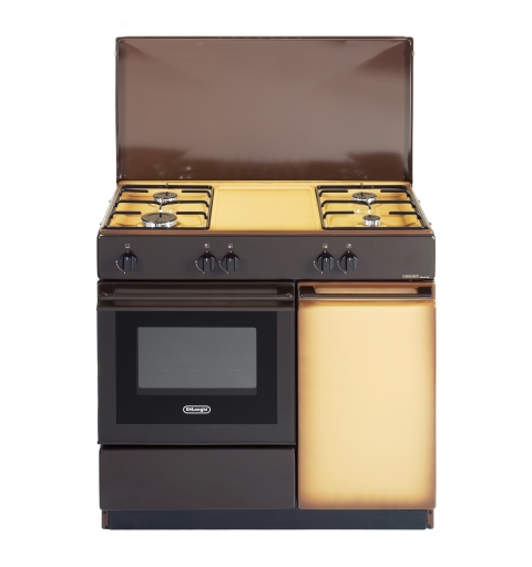 De’Longhi SGK 854 NM cooker Freestanding cooker Gas Beige, Brown