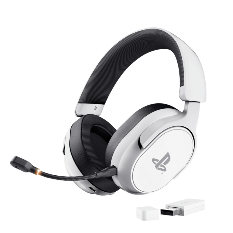 Trust GXT 499 Forta Auriculares Inalámbrico y alámbrico Diadema Juego Blanco