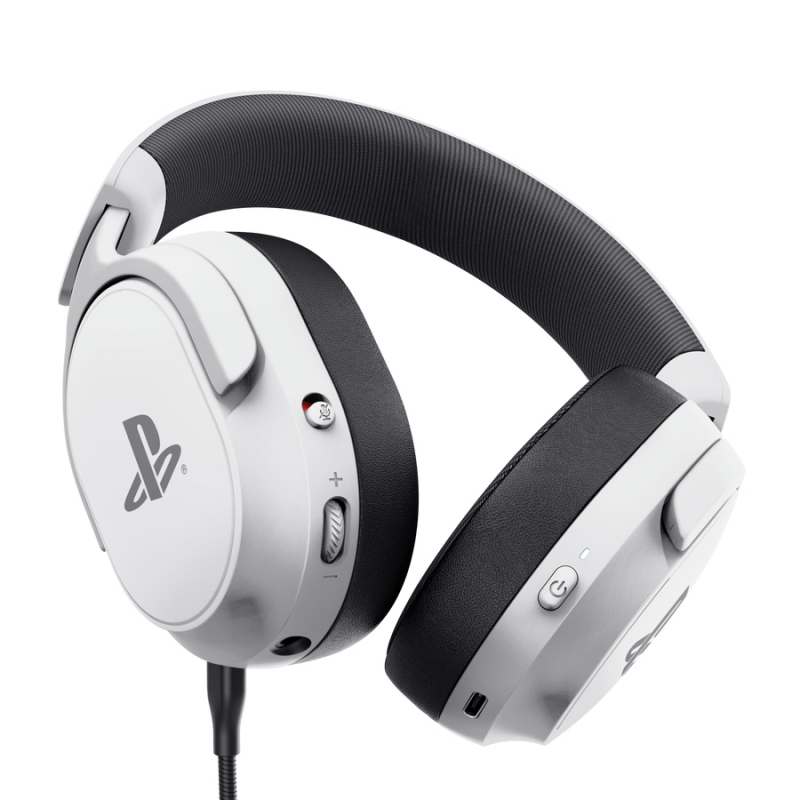 Trust GXT 499 Forta Auriculares Inalámbrico y alámbrico Diadema Juego Blanco