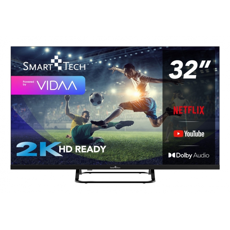 Smart-Tech 32HV02V Televisor 81,3 cm (32") HD Smart TV Wifi Negro 180 cd m²