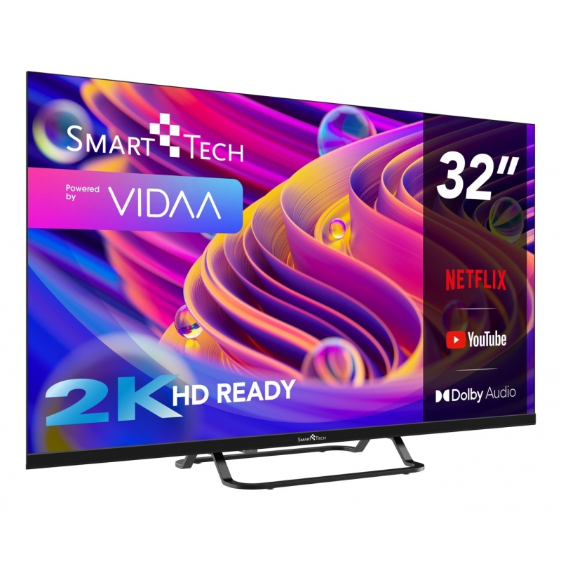 Smart-Tech 32HV02V Televisor 81,3 cm (32") HD Smart TV Wifi Negro 180 cd m²