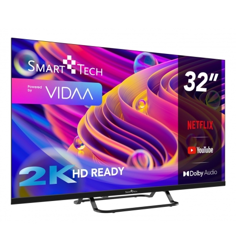 Smart-Tech 32HV02V TV 81.3 cm (32") HD Smart TV Wi-Fi Black 180 cd m²
