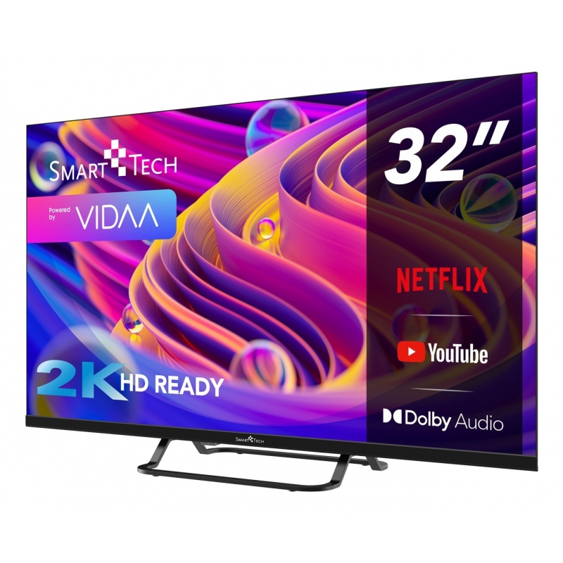 Smart-Tech 32HV02V Fernseher 81,3 cm (32") HD Smart-TV WLAN Schwarz 180 cd m²