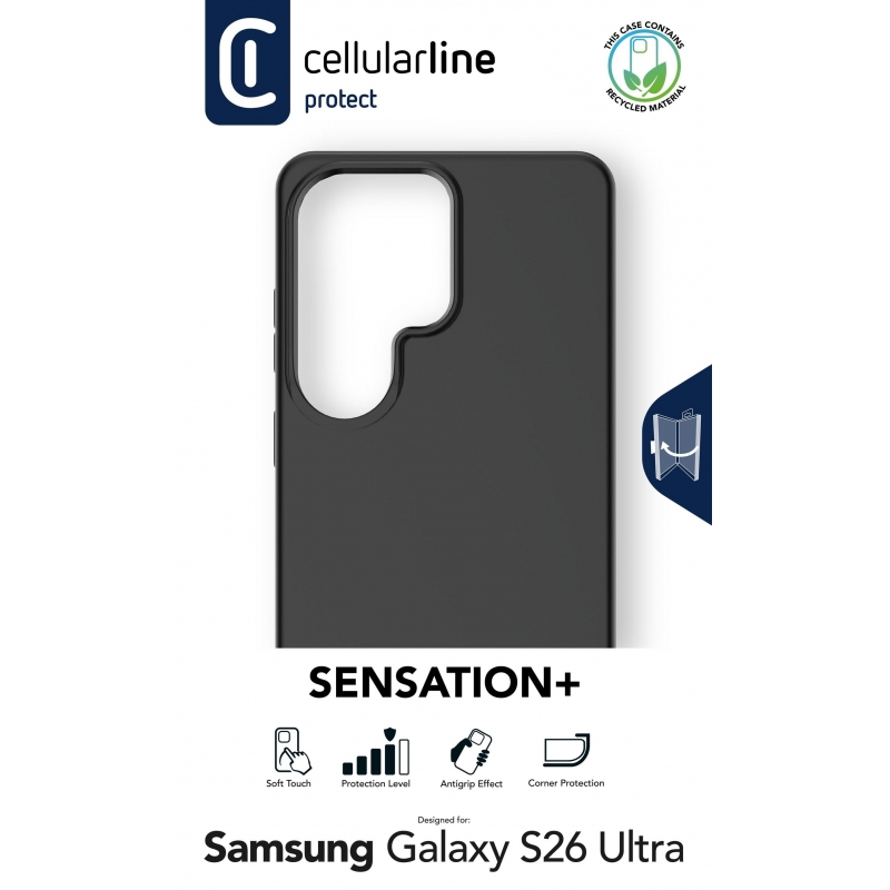Cellularline Sensation+ - Galaxy S26 Ultra Soft-Touch-Silikonhülle