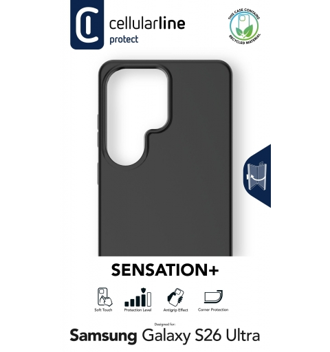 Cellularline Sensation+ - Galaxy S26 Ultra Soft-touch silicone case