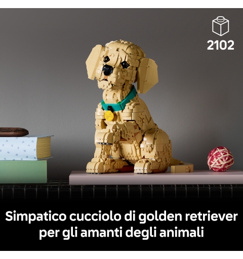 LEGO ICONS Cucciolo di Golden Retriever