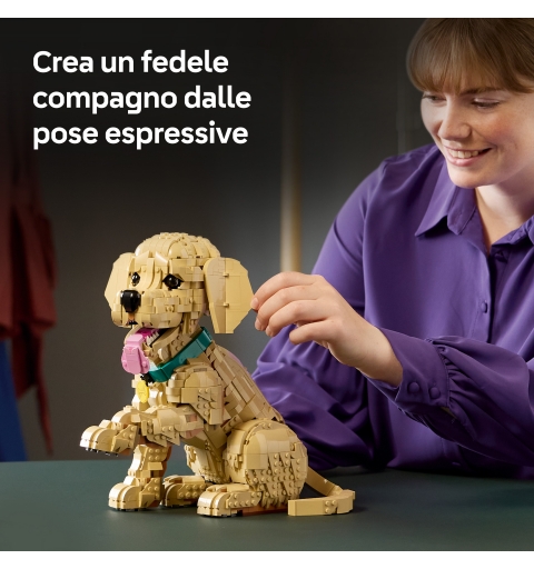 LEGO ICONS Cucciolo di Golden Retriever