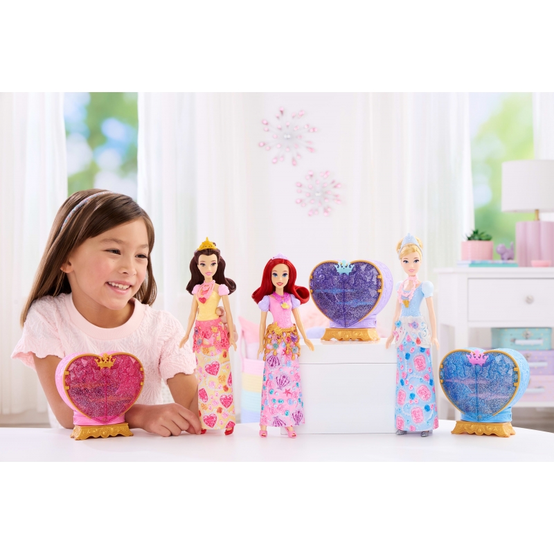 Disney Princess Disney-Poupée Princesses JEWEL REVEAL Ariel-avec 8 surprises