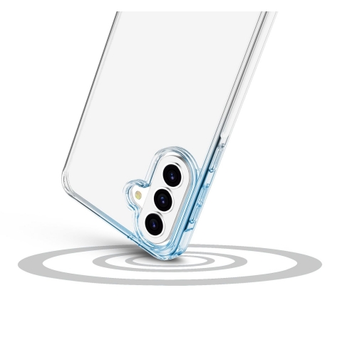 Cellularline Clear Protect - Galaxy A37 Starre Schutzhülle mit Gummirändern