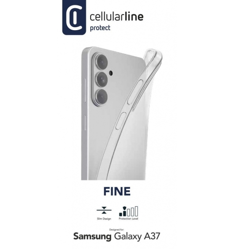 Cellularline Fine - Galaxy A37 Blanda, ultrafina, ultratransparente
