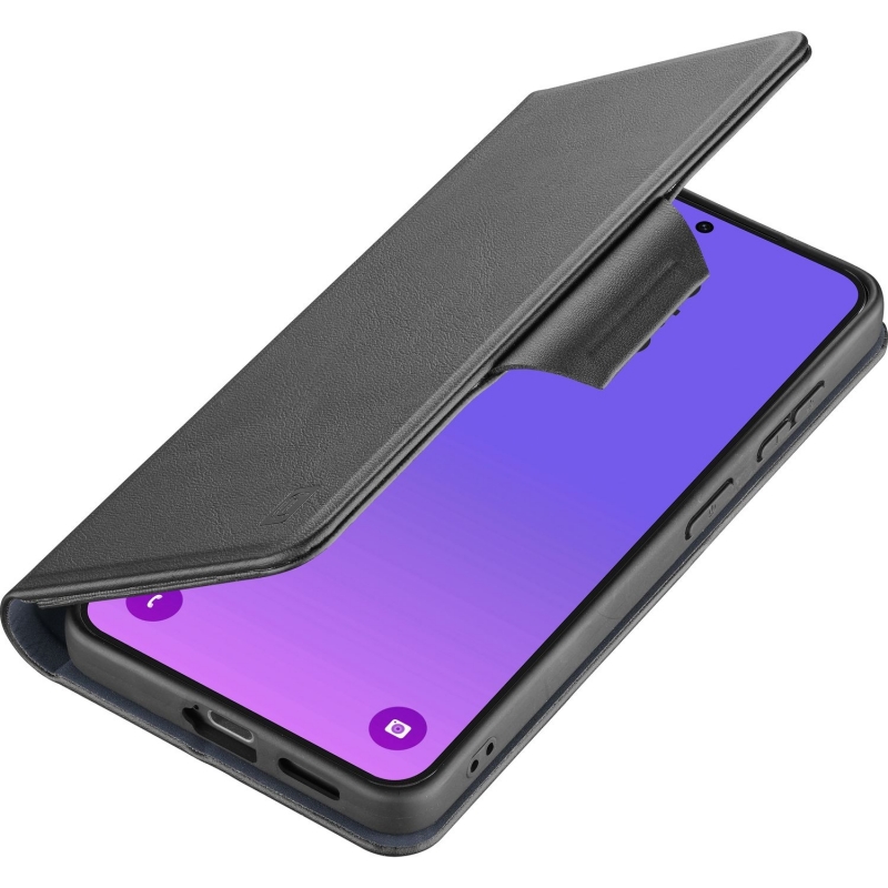 Cellularline Book Agenda 2 - Galaxy A57 Funda tipo libro con acabado efecto piel, cierre magnético, función soporte y