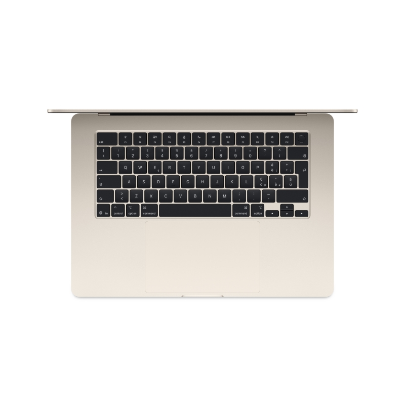 Apple MacBook Air 15-inch M5 chip with 10‑core CPU and 10‑core GPU, 16GB, 1TB SSD - Starlight